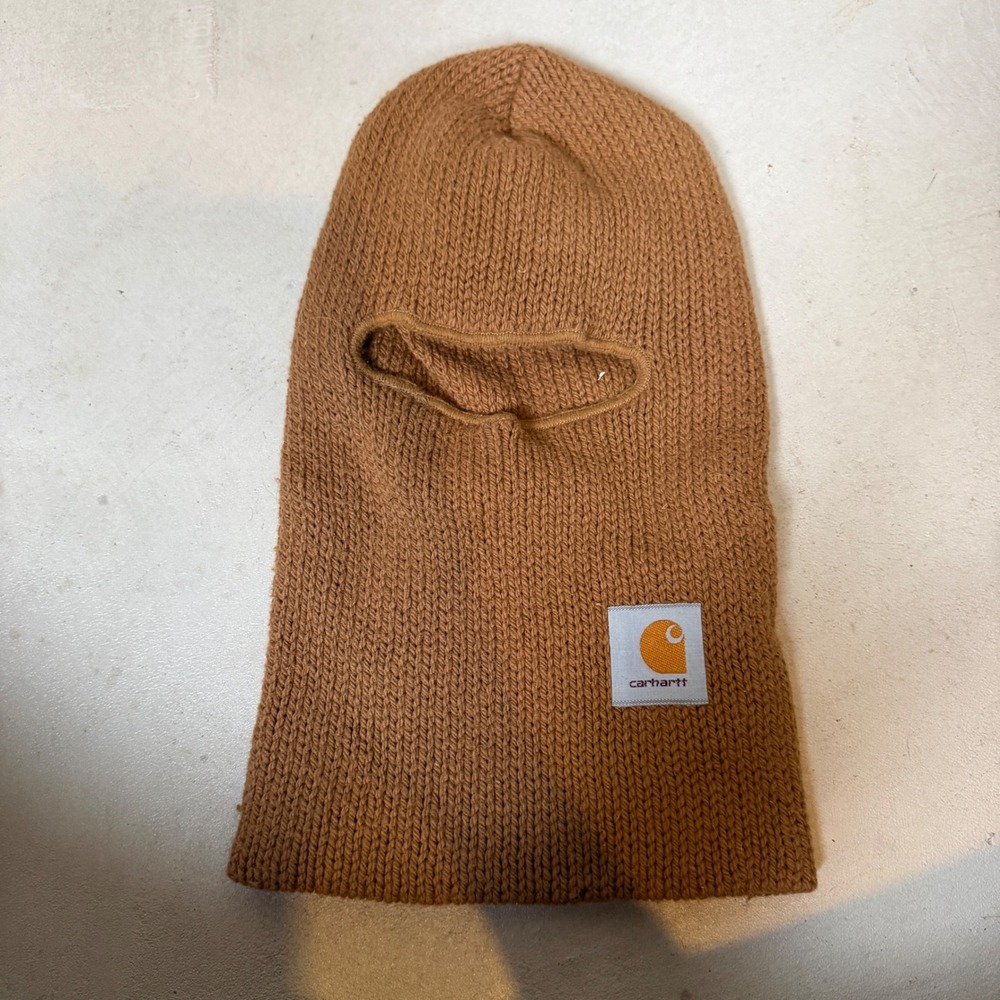 Carhartt Vintage Face Mask Balaclava Brown Thermolite Wool Blend A20 BRN USA